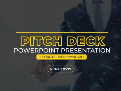 A professional Pitch Deck| Sales Deck| Investor Deck| Business Deck|.