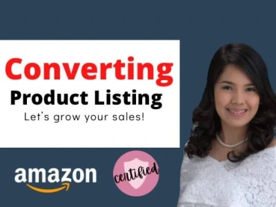An optimized Amazon listing that ranks and converts