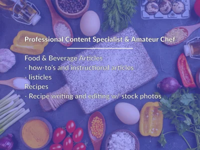 A compelling and SEO-friendly food & beverage article from a chef!