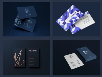 Creative minimalist business card design
