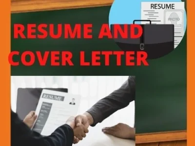 : A CV, Resume and cover letter, Application