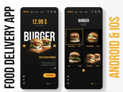 Food Delivery Mobile App Development or Food Delivery App Developer QR Menu