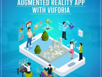 An augmented reality app made with vuforia