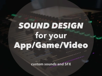 Sound design/SFX for your mobile app/game