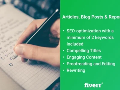 Article & Blog Writing Services | Upwork