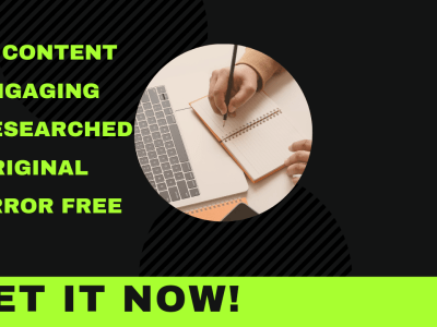 Creative writing and content writing by a creative content writer