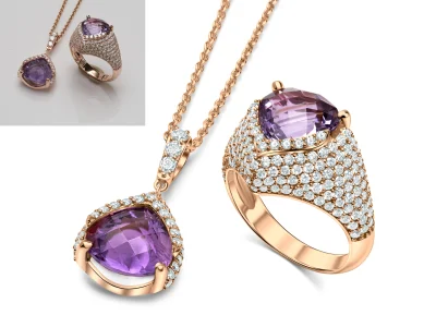 Professional jewelry image retouching and enhancement