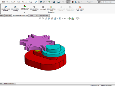 3d Design and Animation of Geneva Mechanism