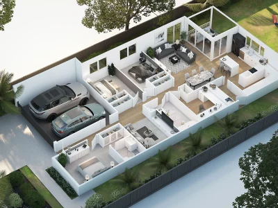 A Stunning Axonometric 3D Rendering image
