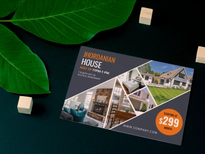 A professional postcard for your real estate business