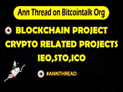 Ann thread on bitcointalk for blockchain or cryptocurrency project