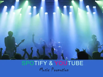 Organic Spotify music promotion, YouTube music promotion