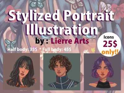 A personalized digital Icons/portraits!