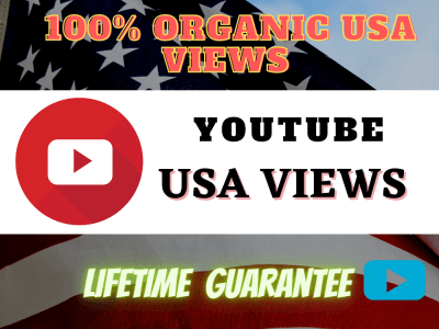 Organic USA Views for video promotion