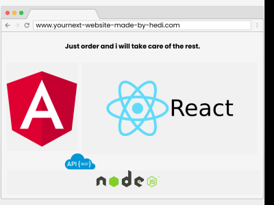 A dynamic or a static React Js - Angular Website | Upwork