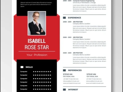 A Professional Resume Writing in French/ English