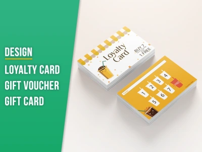 Loyalty Card, Gift Card, Gift Voucher design