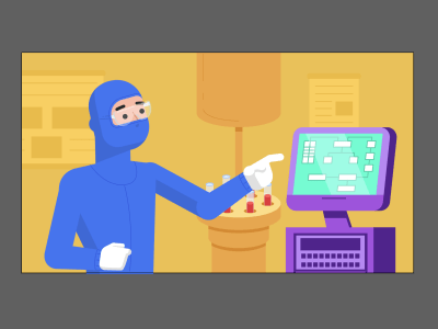 High Quality storyboard illustrations, prepared for animation