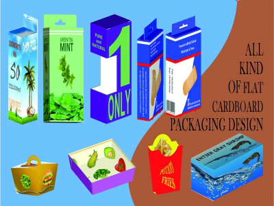 All kind of Flat cardboard packaging drawing and design | Upwork