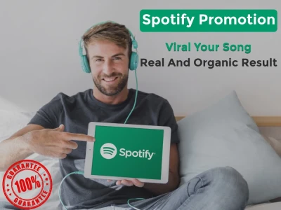 Spotify promotion for increase Spotify monthly listeners