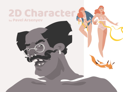 Character Design for your story (Freehand digital illustration)