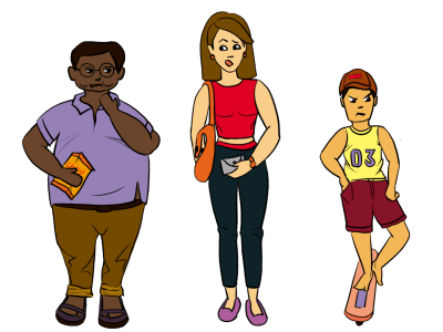 A Cartoon Character Design