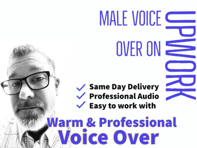 A professional warm and conversational American male voice recording