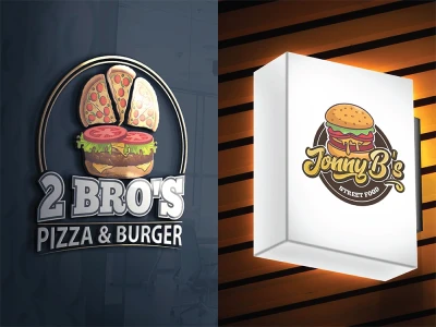 Restaurant, pizza, bbq, burger, drink, catering,food logo