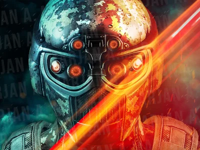 An amazing game artwork or game poster designed
