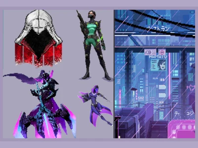 Any Character and Game Art in Pixel Art