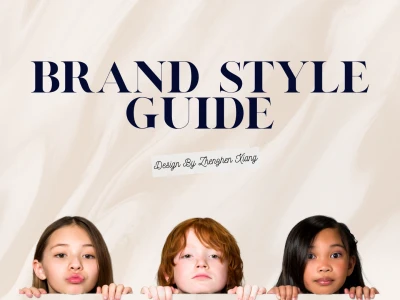 A beautifully designed Brand Style Guideline for your business