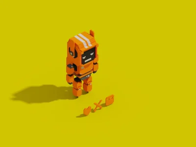 An amazing voxel design for your project