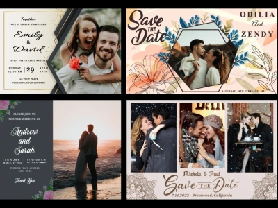 An Eye Catching Save the Date, Wedding, and Party Invitation Design