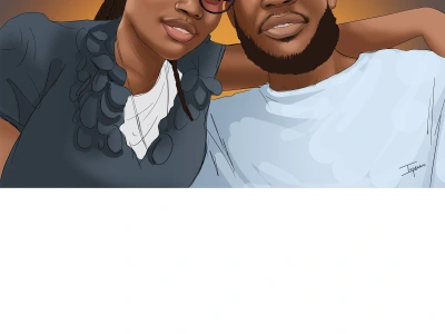 An awesome couple portrait