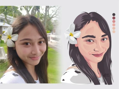 Stunning Vector Art Portrait
