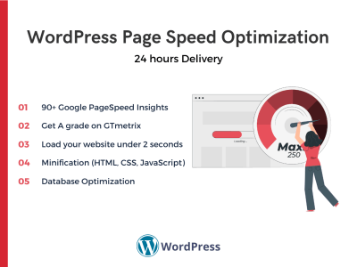 WordPress Website Page Speed Optimization |Google and GTmetrix  [90% score]
