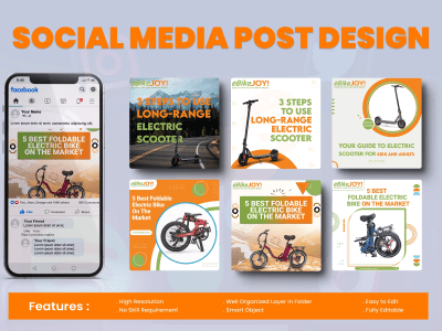 Outstanding social media post design, for Instagram, Facebook and Pinterest