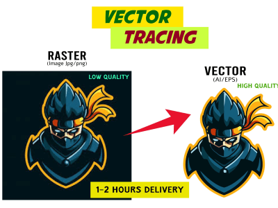 Logo To Vector Vector Tracing In 1 Hour Upwork