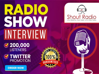 Interviewed on my popular radio show