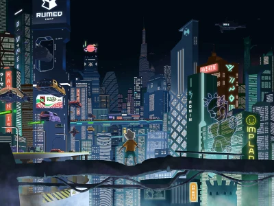 Digital painting 2d background
