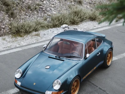 A photorealistic automotive rendering