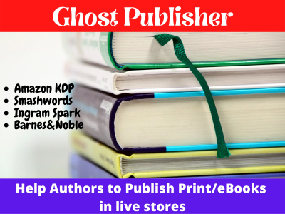 An Experienced Ghost Publisher for your flip-book or ebook