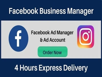 Verified Facebook business manager or ad account