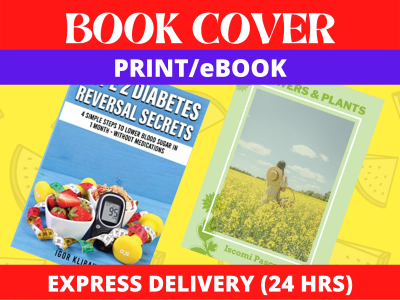 An aesthetically rich book cover for Print or eBook.