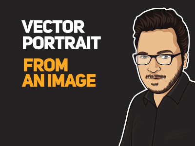 A fantastic vector portrait from image