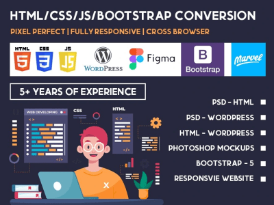 A Pure HTML CSS website or Any solution in designing issues. | Upwork