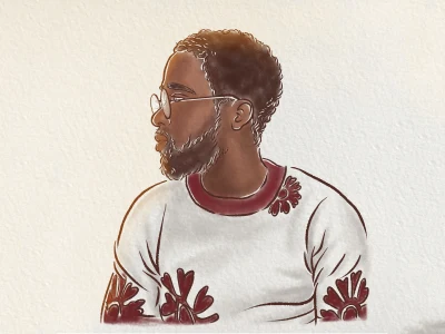 A realistic watercolor portrait from photo