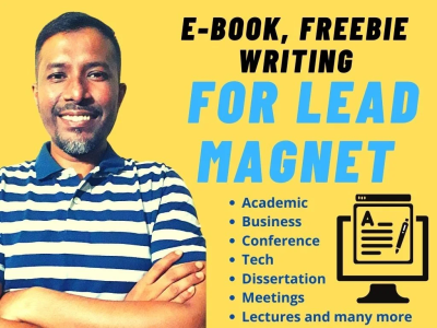 High Converting E-Book Or Freebie Writing For Your Lead Magnet On Any Niche