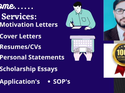 The Best Motivation Letter, Cover Letter, Personal Statement, SOP, LOR