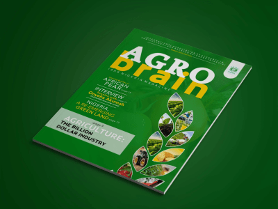 An edible and beautiful magazine cover and magazine layout design